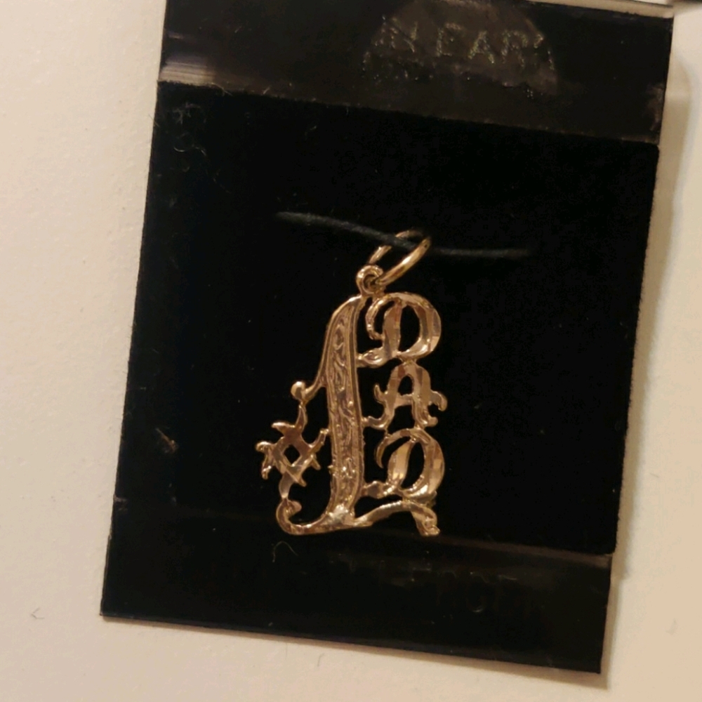 #1 DAD NECKLACE CHARM